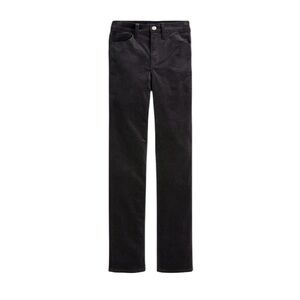 J. Crew Women’s Corduroy full length essential straight pant size 28 Black